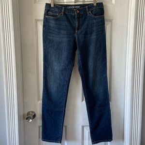 Land’s End Slim Leg Blue Jeans Size 6
